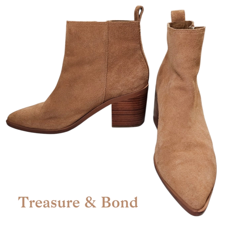 Treasure & Bond Freda Leather Ankle Boots